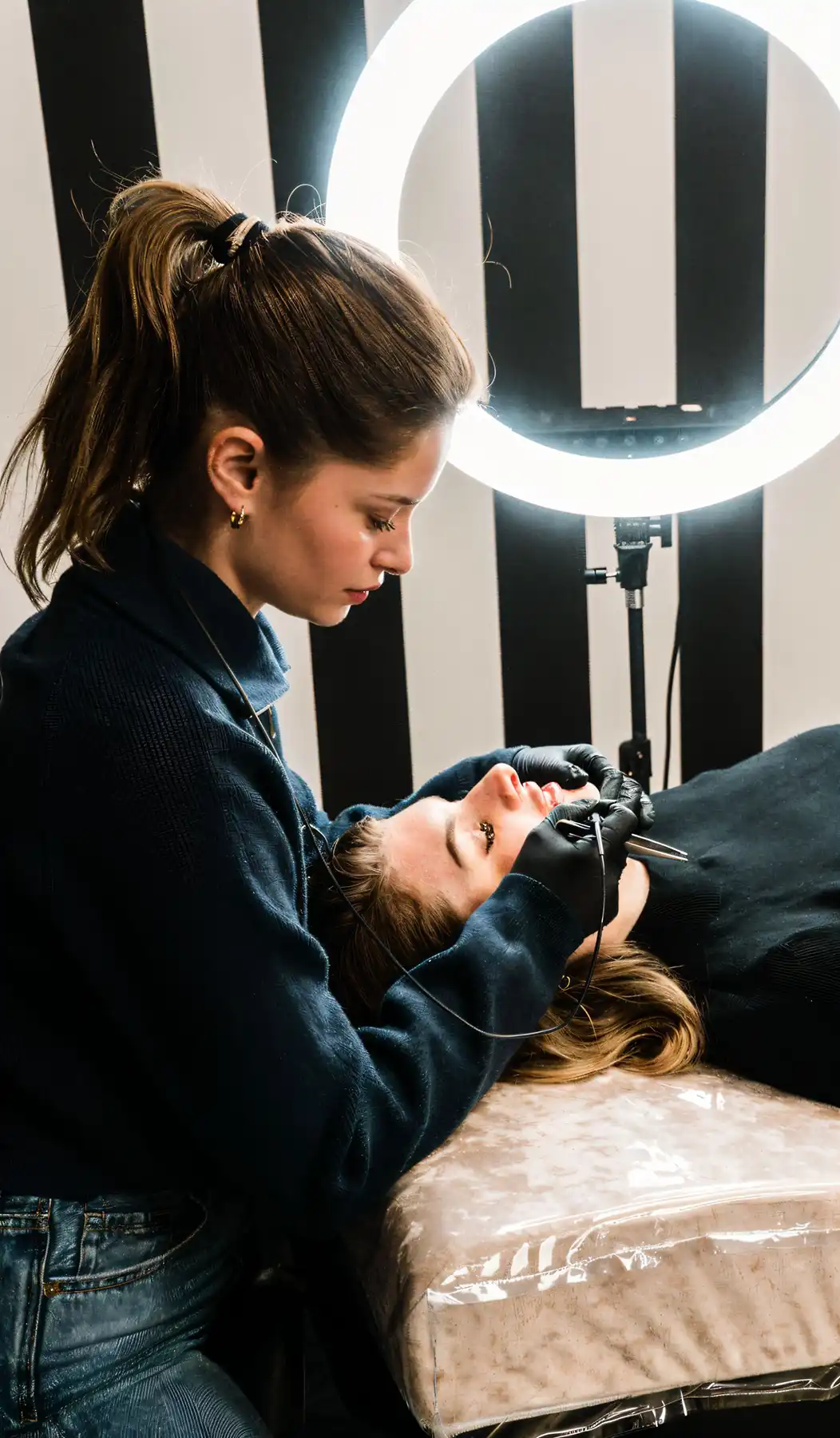 Application d'un candy lips par british beauté Albi